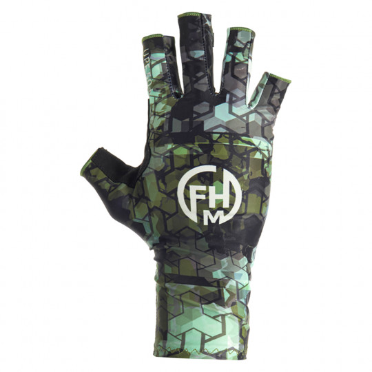 Gloves FHM Mark Print Khaki