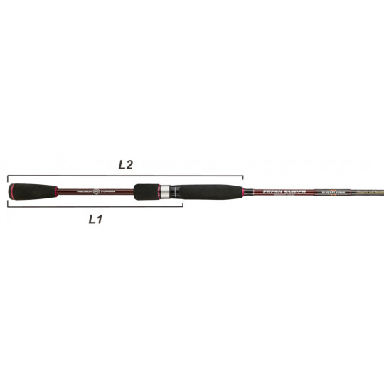 Spinning rod Sakura Fresh Sniper 662 ML