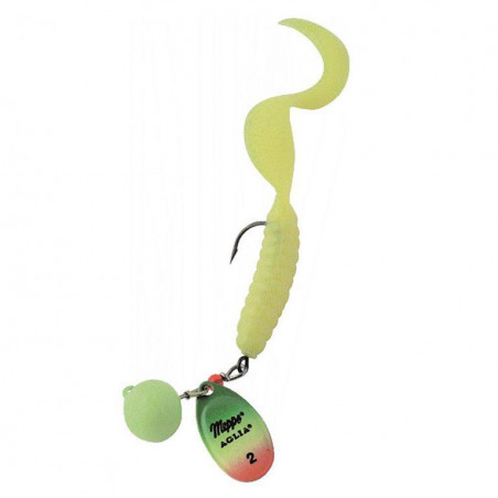 Cucharilla Mepps Aglia Spinflex Carta Tigre Amarillo