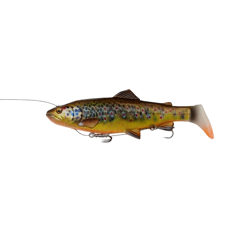 Leurre Souple Savage Gear 4D Line Thru Trout – Truite Réaliste, 15 Cm / 35 G, Coulée Lente, Pour Brochet Et Prédateurs