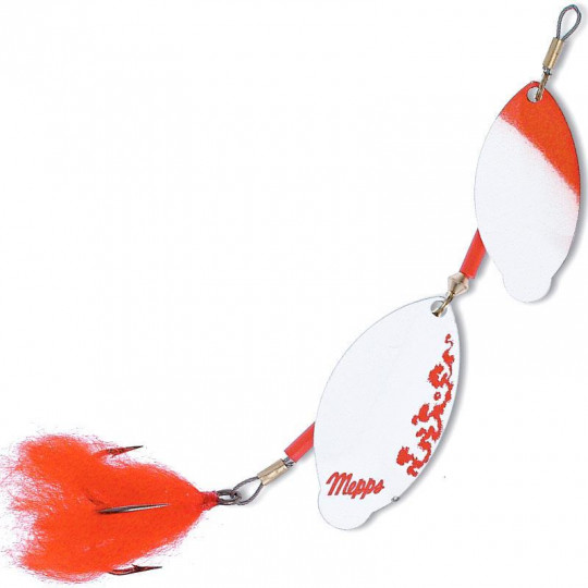 Spinner Mepps Tandem Pike Red White Silver