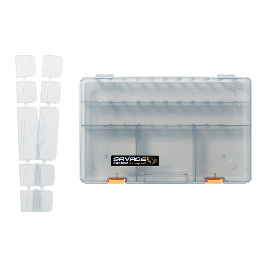 Storage box Savage Gear Lurebox 6C and 6D Smoke Leurre de la pêche