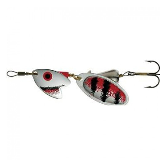 Blinker Mepps Tandem Forelle Silber Rot Schwarz