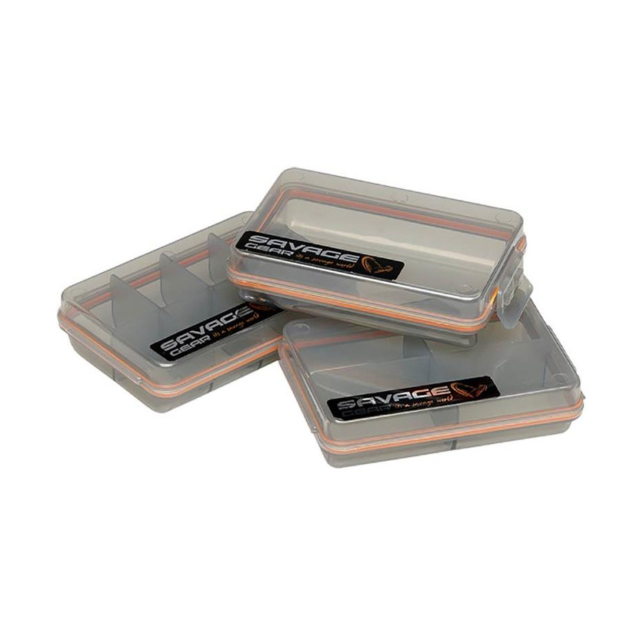 Storage boxes Savage Gear Pocket Box Smoke x3