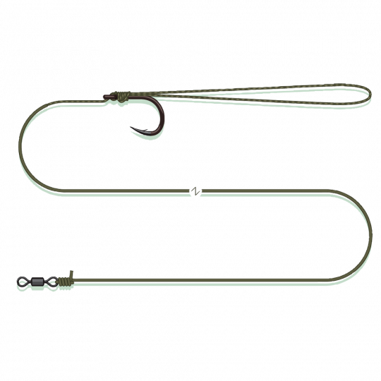 Montaje Madcat Pellet Rig recubierto