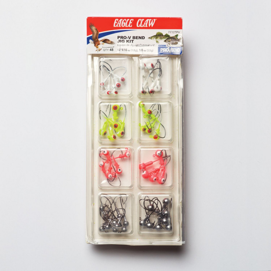 Jig Head Kit Eagle Claw Jig Pro-V