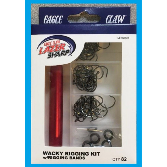 Kit Eagle Claw Lazer Sharp Wacky Haken