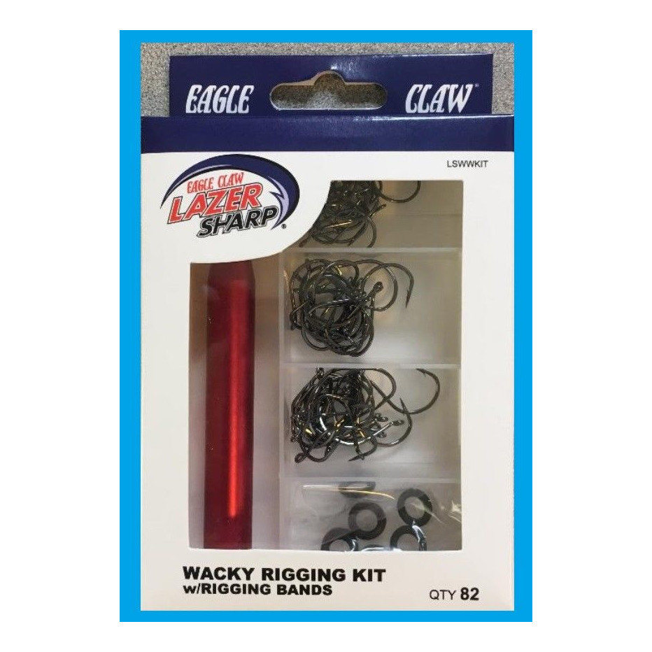 Kit Eagle Claw Lazer Sharp Wacky Hook