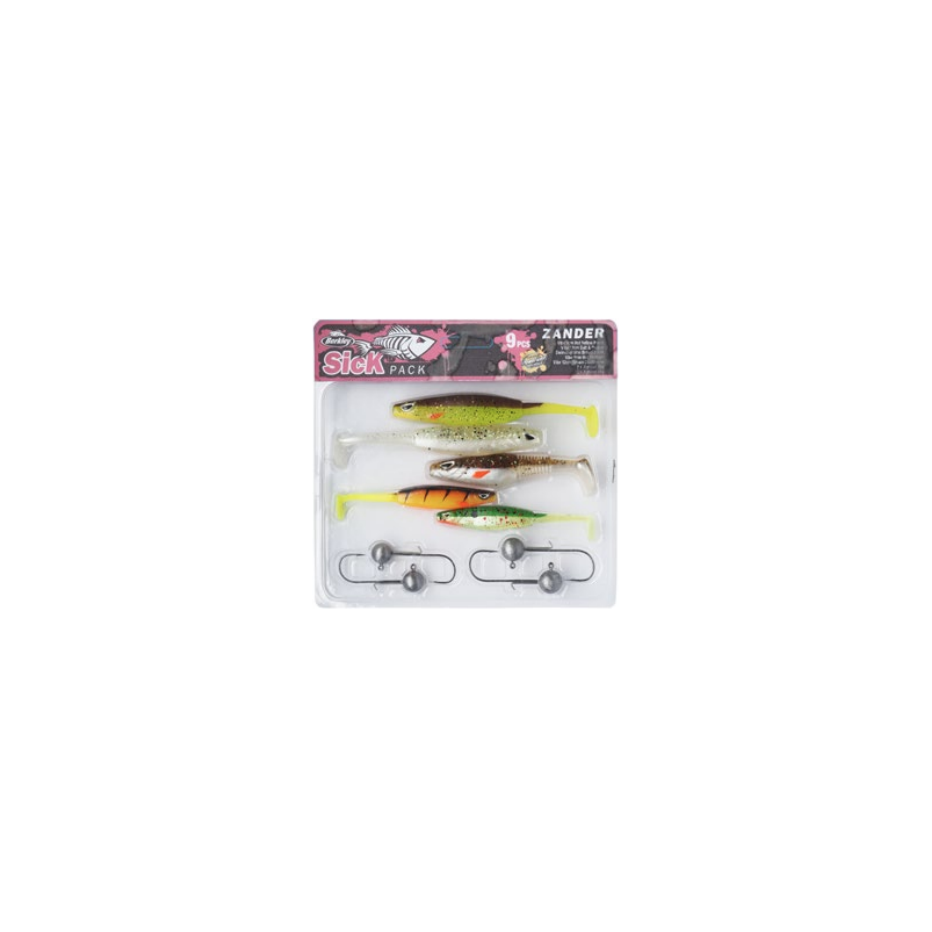 Pack Leurres Souples Berkley Sick Zander