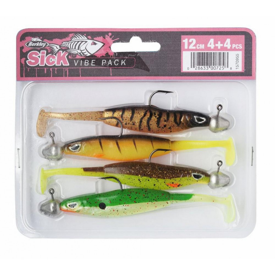 Soft bait pack Berkley Sick Vibe - Leurre de la pêche