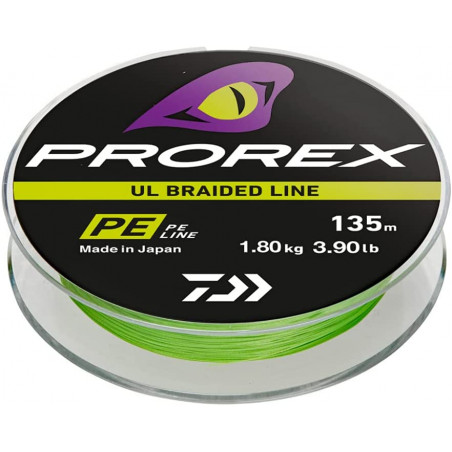 Geflochtene Angelschnur Daiwa Prorex UL PE Linie 135m