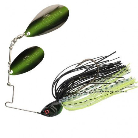 Señuelo Sakura Cajun Spinnerbait 17.7g - Doble Paleta