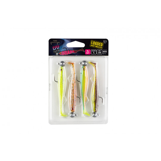 Leurre Souple Fox Rage Slick Shad Loaded UV Colour
