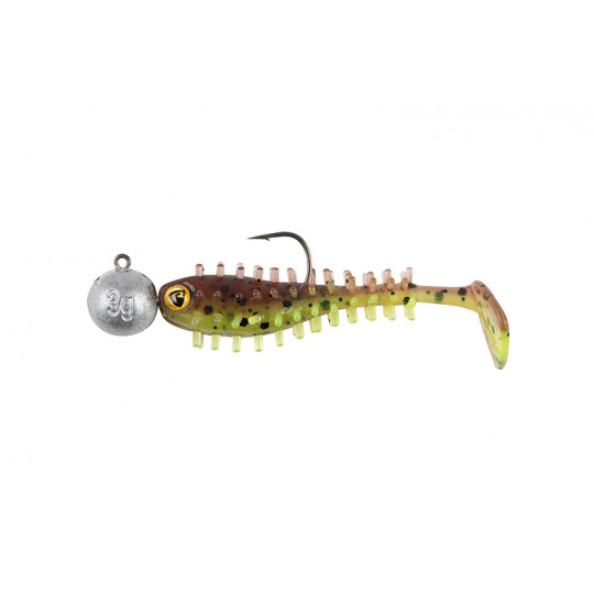 Gummifische Fox Rage Micro Spikey Fry UV 4cm Gemischte Farbe Geladen