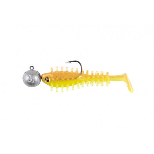 Gummifische Fox Rage Micro Spikey Fry UV 4cm Gemischte Farbe Geladen