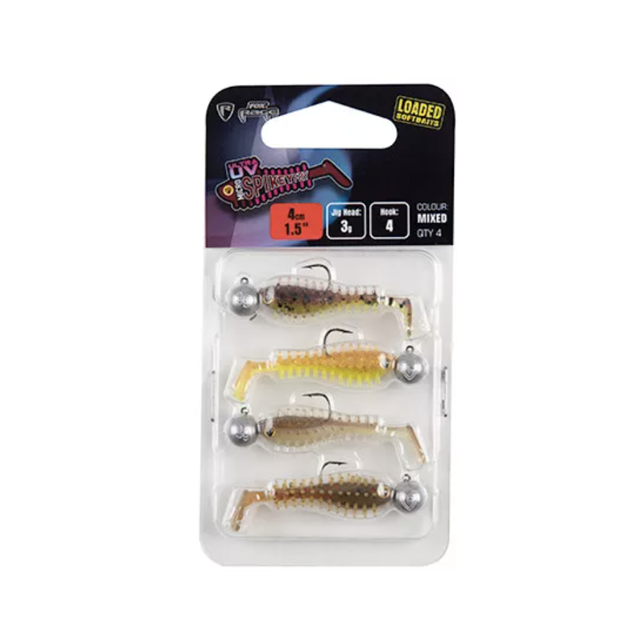 Señuelo Blando Fox Rage Micro Spikey Fry UV 4cm Color Mixto Cargado