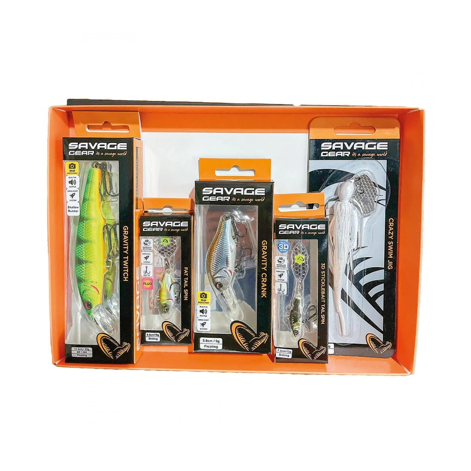 Hard Bait Kit Savage Gear Pike Perch & Zander Guide Selection Leurre