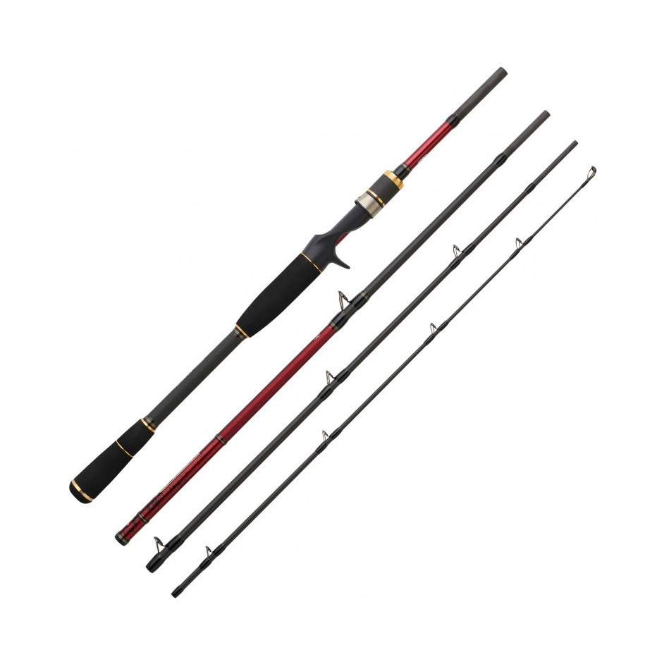 Baitcast Ruten Hearty Rise Roter Schattenreisender