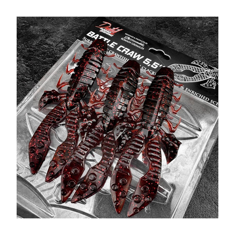 Señuelo Digital Squad Battle Craw 14cm Soft Lure