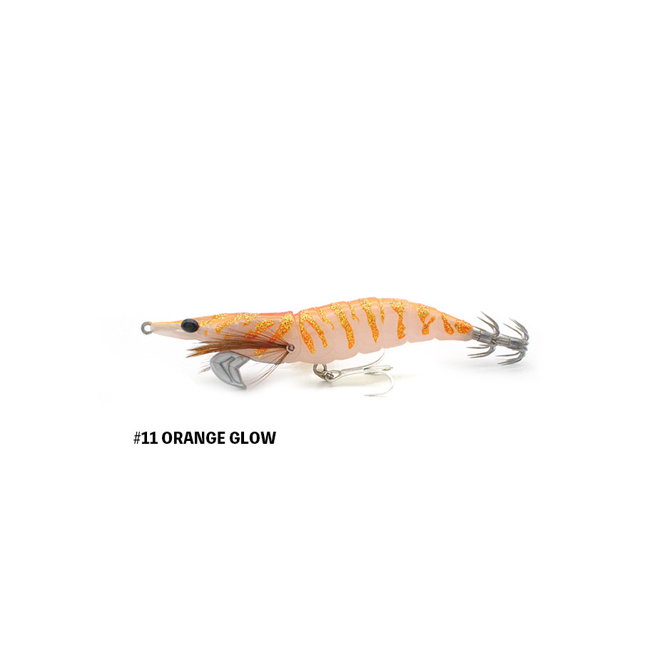 Leurre De Pêche Turlutte Diki-Diki Orange Taille 2.5 (8 Cm) - Pour Calmar, Seiche, Pêche En Mer - Marque Lineaeffe