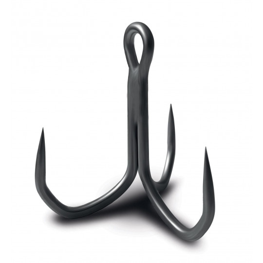 Anzuelo triple VMC 7557 Kaptain 3X sin púas