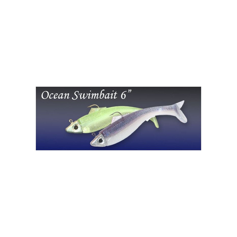 Leurre Souple Roboworm Ocean Swimbait 6"