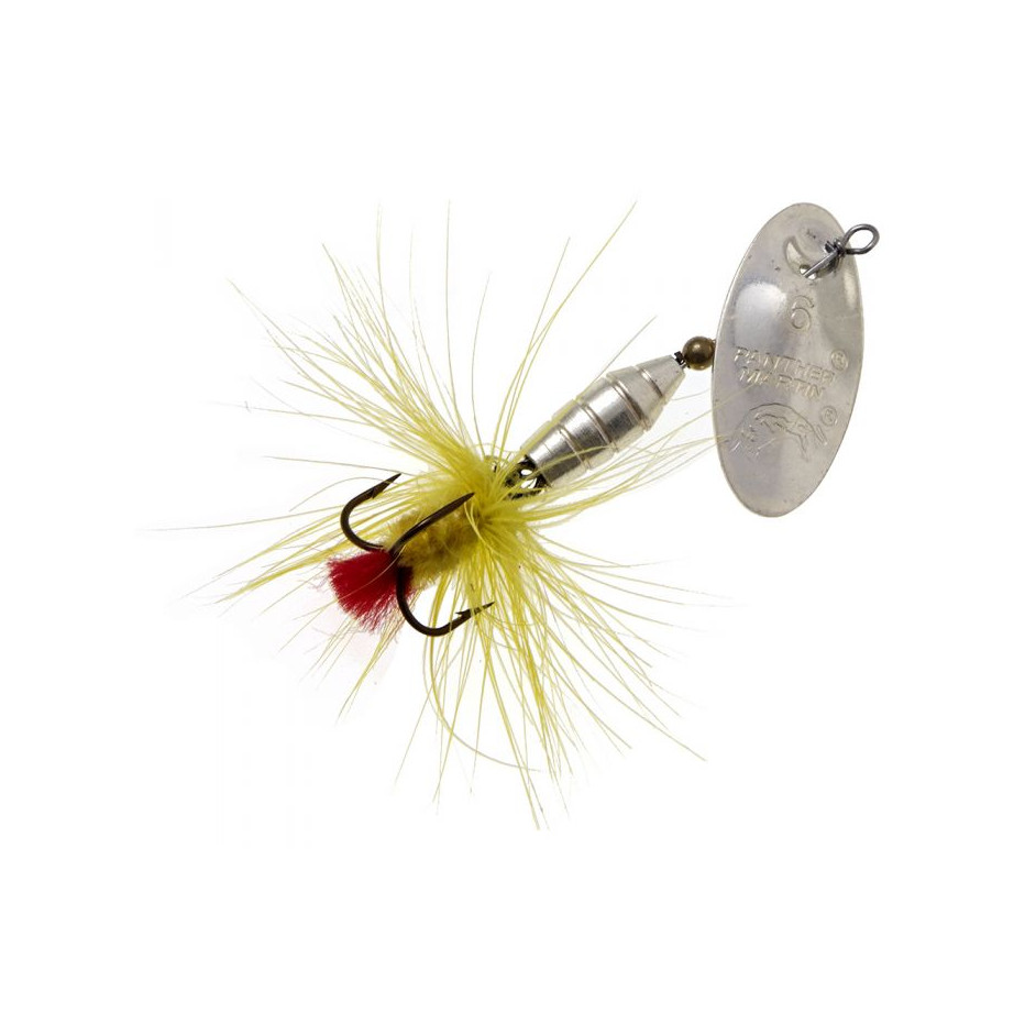 Blinker Panther Martin Deluxe Gekleidet Silber Gelb