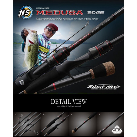 Baitcast Ruten NS Black Hole Medusa Rand