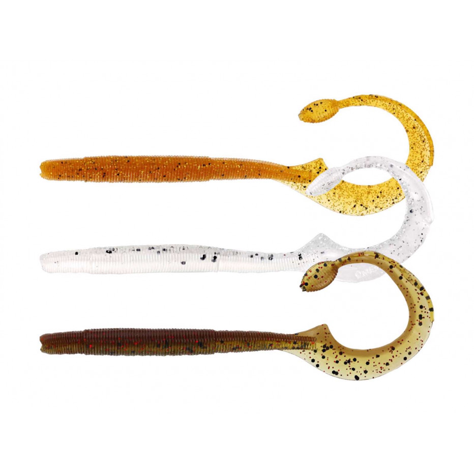 Señuelo vinilo Westin Ned Worm Curl 12cm