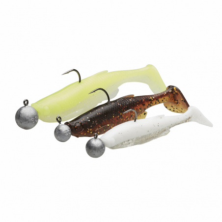 Soft bait kit Savage Gear Fat Minnow T-Tail
