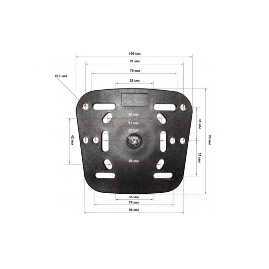 Soporte de montaje Seven Bass Ecosonda