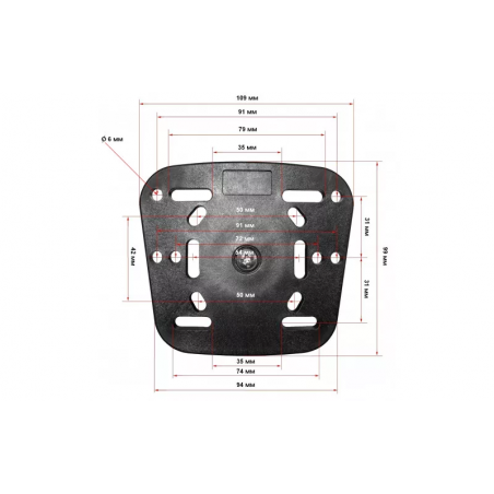 Rig bracket Seven Bass Echosounder