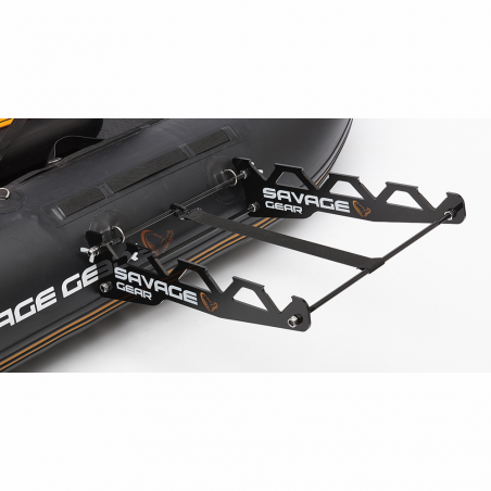 Portacañas Savage Gear Belly Boat Rod Station Negro 4 Cañas