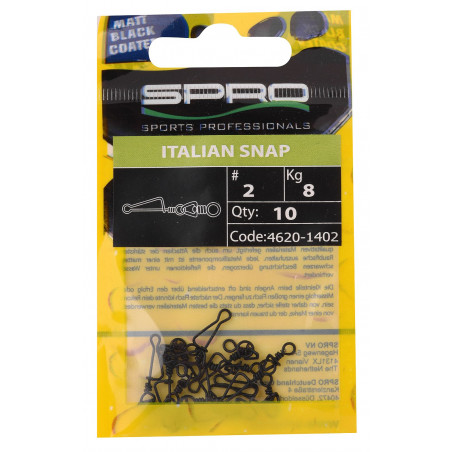 Grapa Spro Negro mate italiano Snap