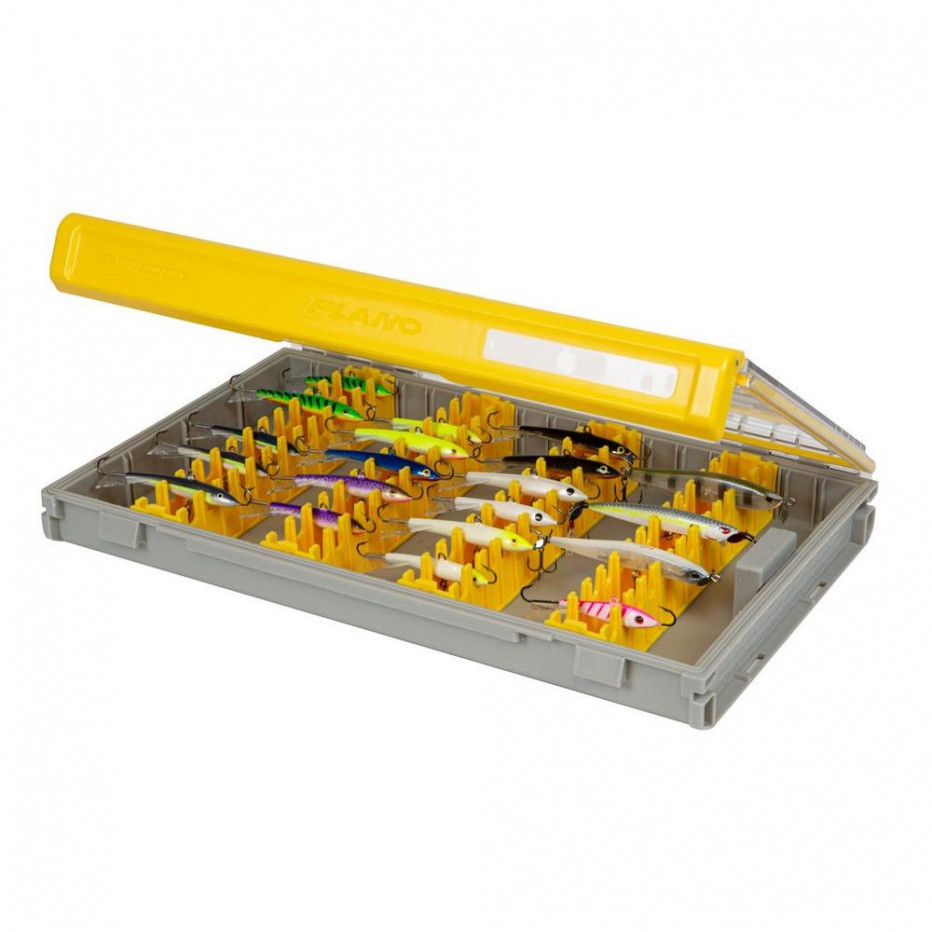 Boîte De Pêche PLANO 5300 – 3 Plateaux – Vert Et Gris – Matériel Organisé