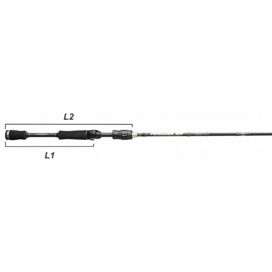 Casting Rod Sakura Ionizer G2 Vertical Series 602 H