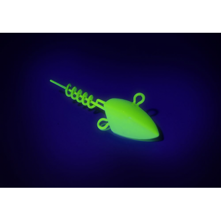 Jigköpfe Black Cat Phosphoreszierend