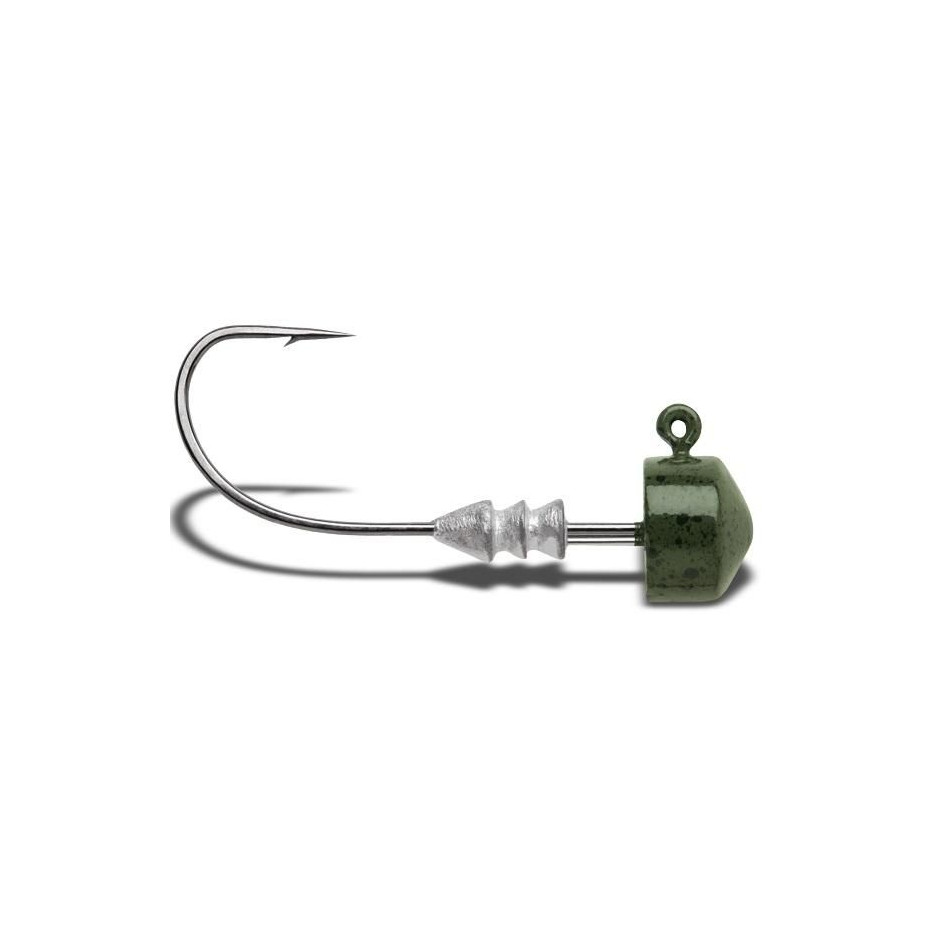 Cabeza de plomo VMC Ned Rig Jig Calabaza verde