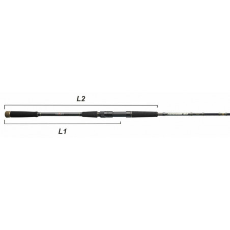 Spinning rod Sakura Ionizer G2 Power Game INGSP 732 XH+