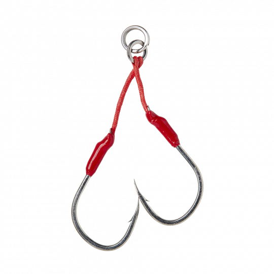 Haken Savage Gear Bloody Assist Hook J Doppelt Asymmetrisch
