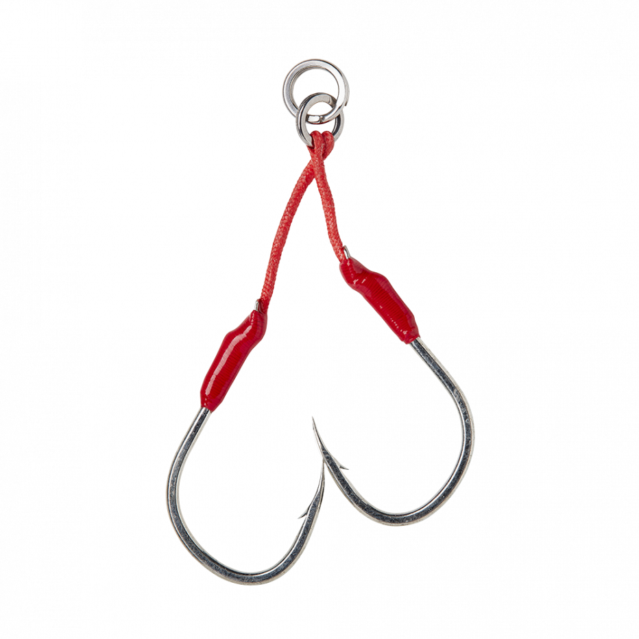 Haken Savage Gear Bloody Assist Hook J Doppelt Asymmetrisch