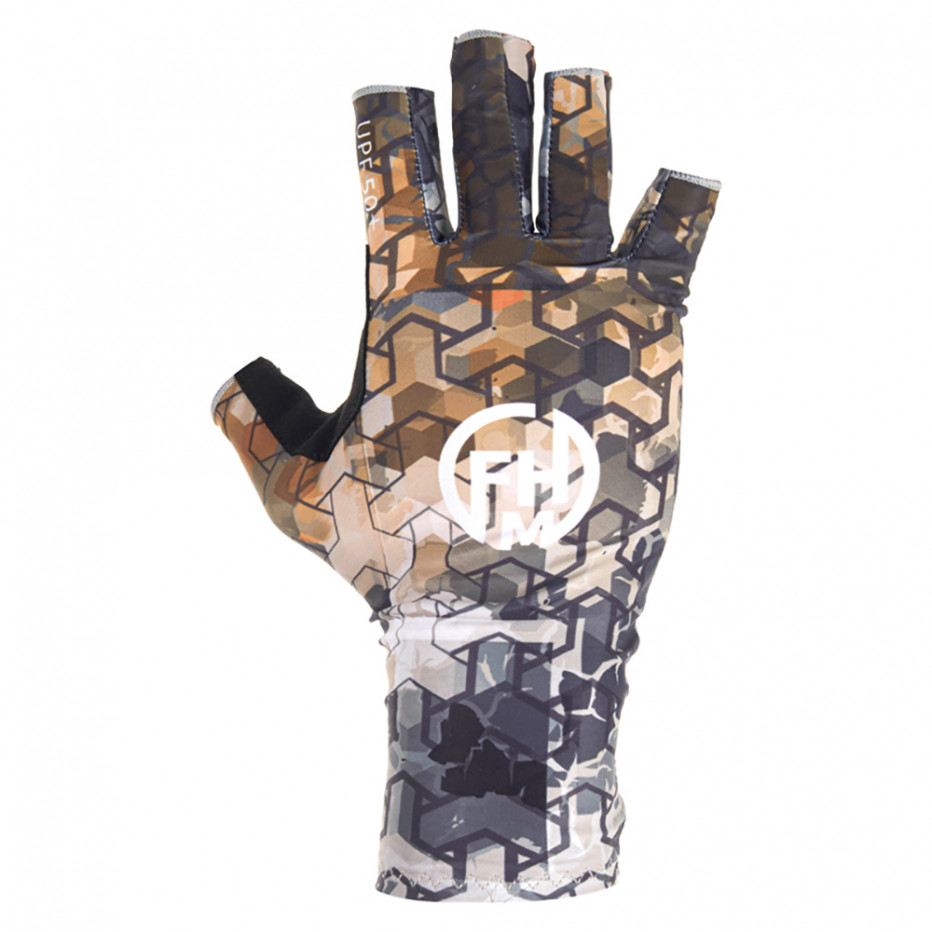 Gants FHM Mark Print Orange/Grey