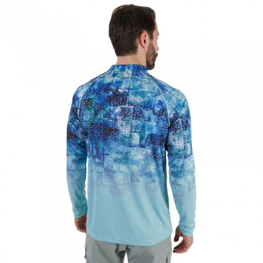 Camiseta FHM Mark Evo V2 Print Azul