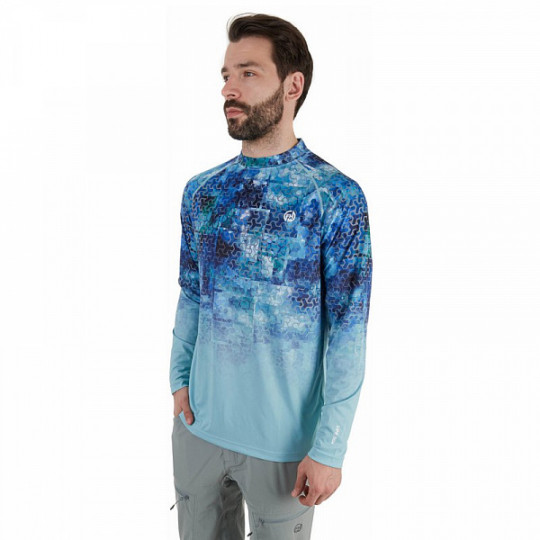 T-Shirt FHM Mark Evo V2 Druck Blau