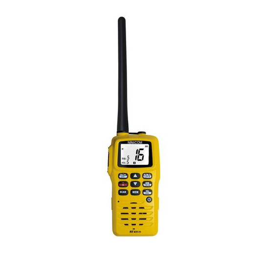VHF Navicom RT411+ Tragbar Wasserdicht Schwimmend