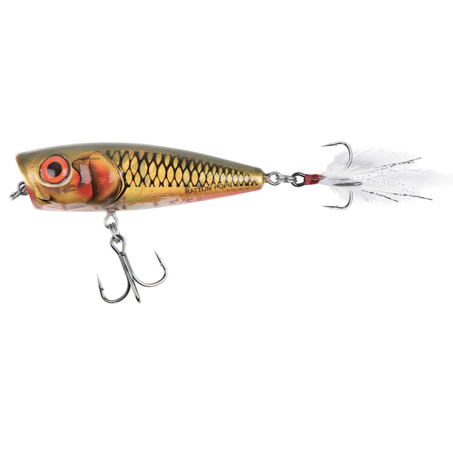 Leurre De Pêche Salmo Rattlin Pop 7 - 7 Cm, Flottant, Couleur Bluegill, 12.5 G