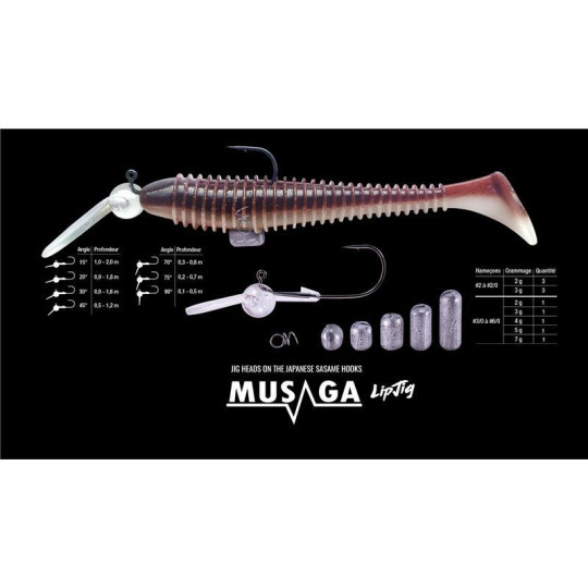 Tête Musaga Lipjig 45°