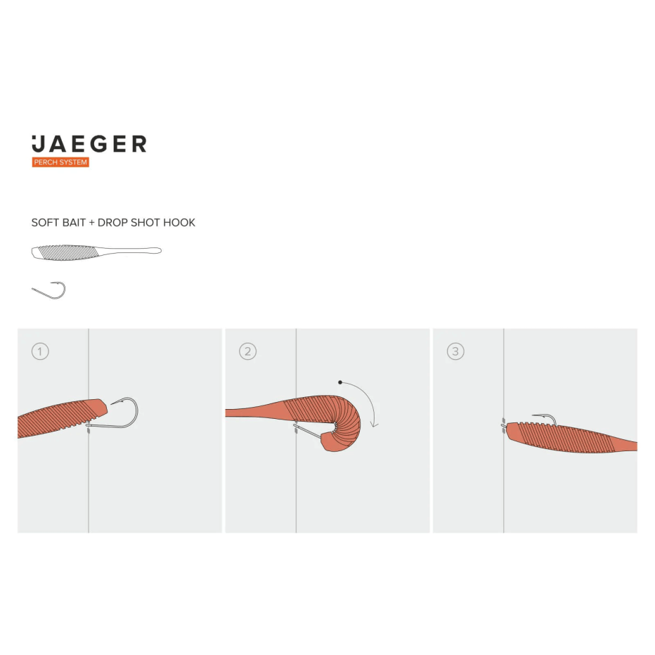 Rig Jaeger Drop Shot Rig - Leurre de la pêche