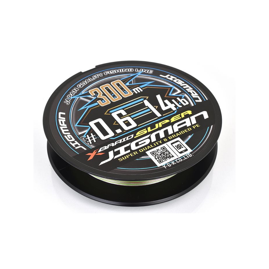 Geflochtene Angelschnur YGK Xbraid Super Jigman 300m