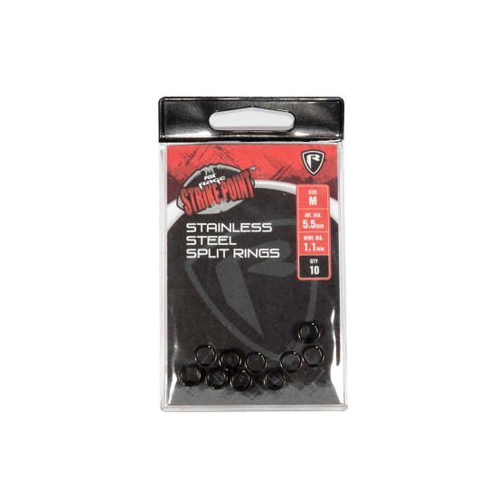 Gebrochene Ringe Fox Rage Strike Point Edelstahl Split Ringe